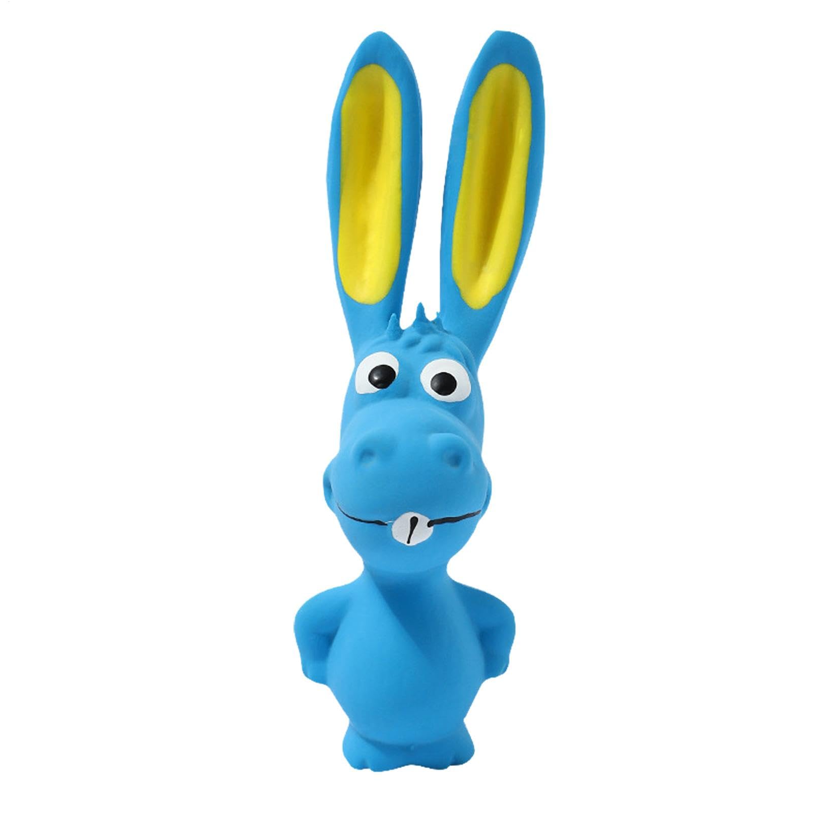 Kauspielzeug für Hunde, quietschendes Hundespielzeug – Hippo Squeaky Toys | Kauspielzeug aus Latex für Tiere, Haustierbedarf, interaktives weiches und zerknittertes Spielzeug