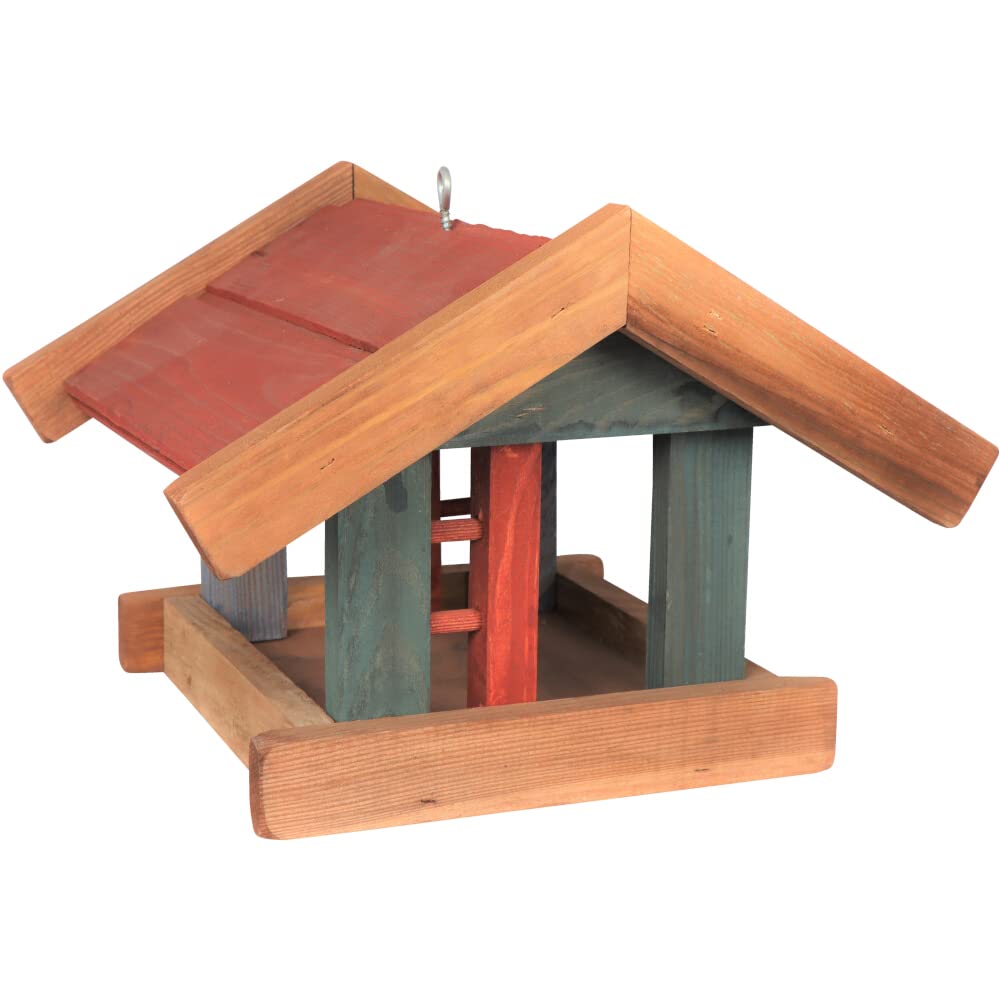 Nichoir Kai nichoir en pin FSC de 31 cm idéal pour observer les oiseaux depuis la terrasse