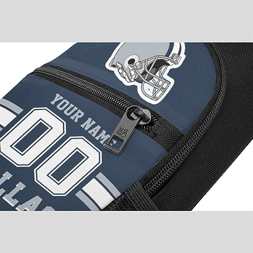 Custom Sling Bag, Personalized Crossbody Bags with Name and Number, Customize Sling Shoulder Backpack4