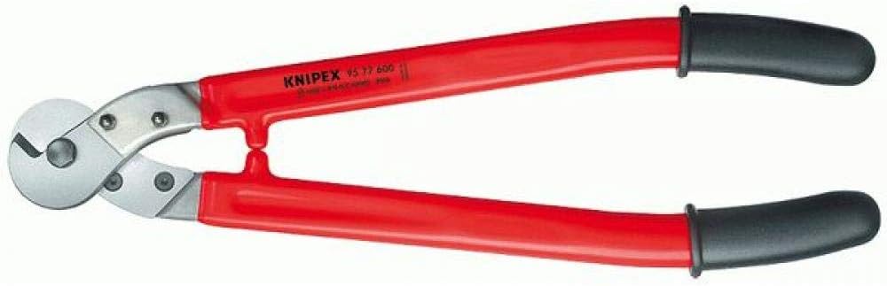 Knipex 95 77 600 Wire Rope and ACSR-Cable Cutters 23,62" with dipped insulation