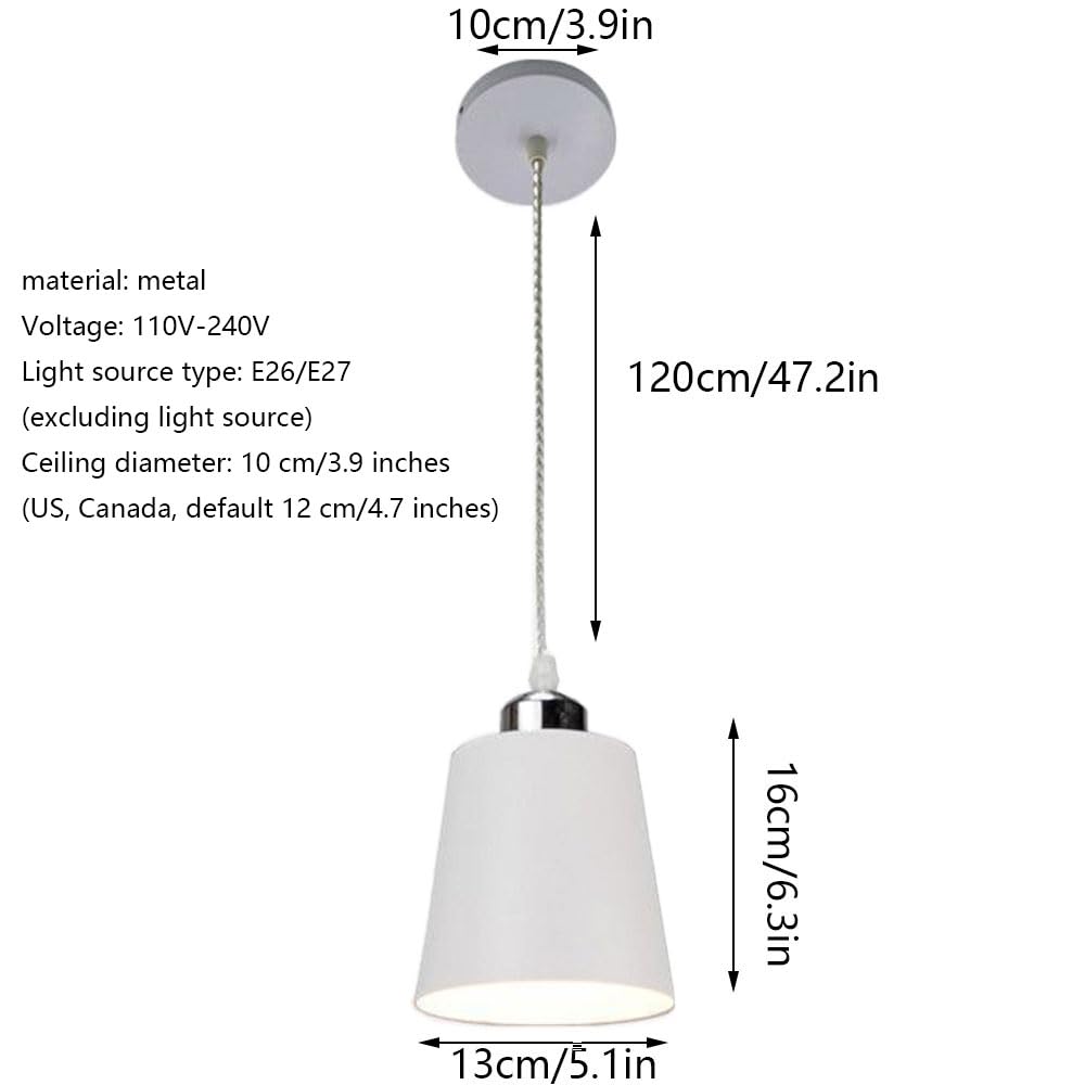 Kolorowa Lampa Wisząca Do Jadalni Żyrandole Industrialne Z Abażurem STVDEDG