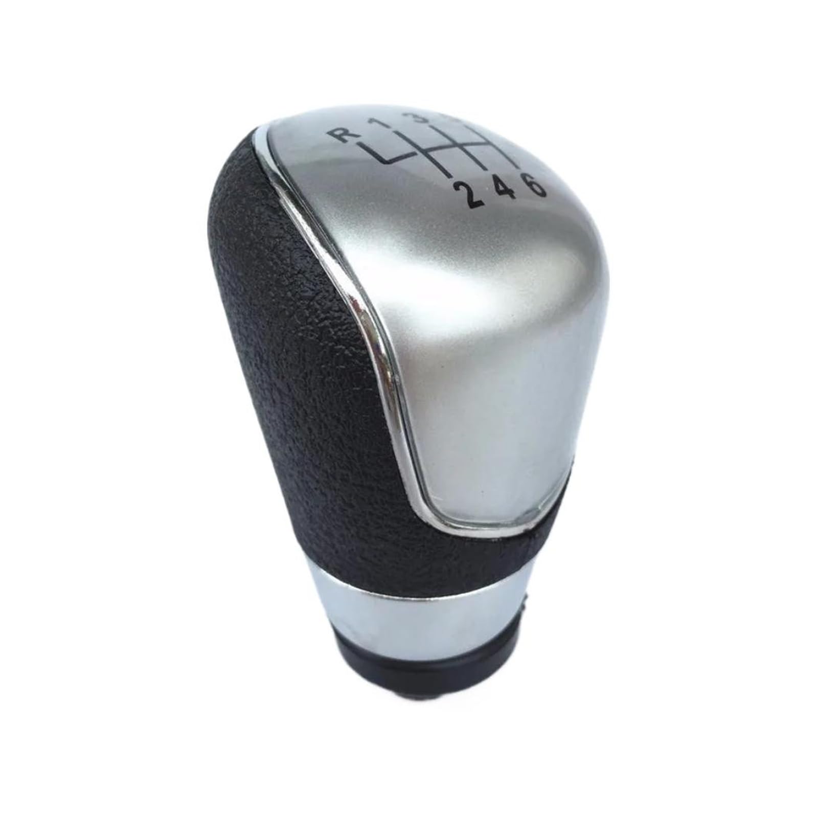 Jsyalmslw 6-Speed Silver For Focus 2 Mk2 Fl Mk3 Mk4 Sporty Gear Knob