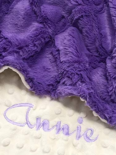 purple baby blanket