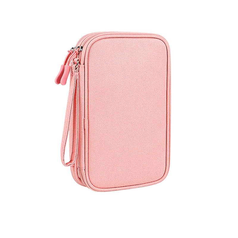 Borsa per Cavi, 3 Strati Viaggio Accessori Utili, Elettronici Porta Cavi Organizer Viaggio,...