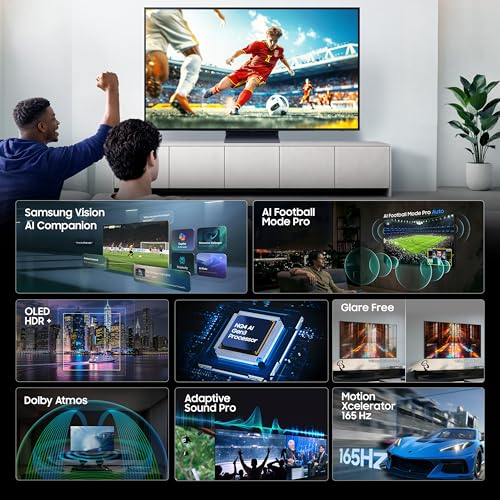 Image of Samsung 48 inches OLED 4K Samsung Vision AI Smart TV QA48S90HAELXL