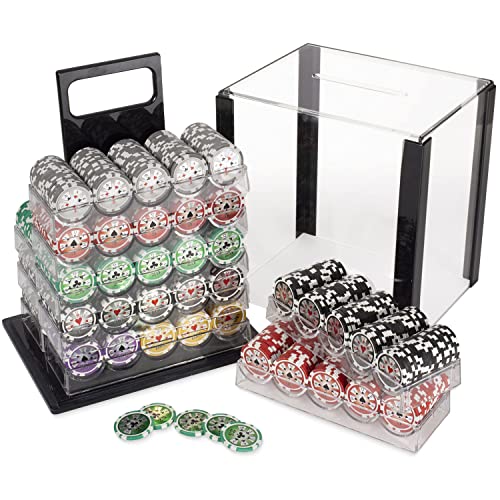 Brybelly 4334070228 1,000 Ct Hi-Roller Poker Set thumb #1