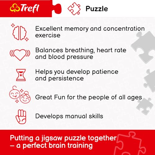 trefl funfair 3000 piece jigsaw puzzle red 4634x3334 print diy puzzle creative fun classic puzzle for adults and children from 15 years old