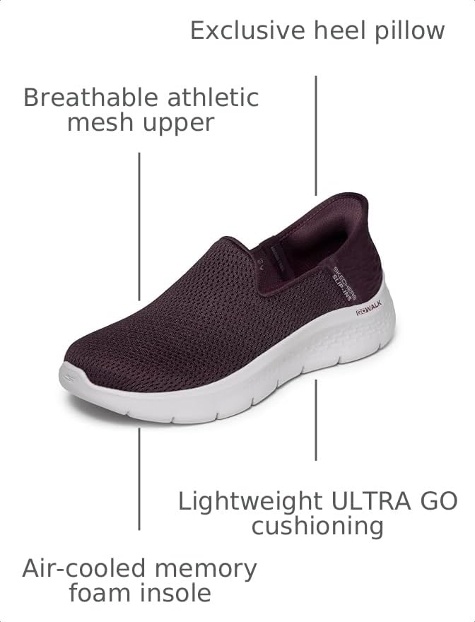 Image of Skechers Women's Hands Free Slip-ins Go Walk Flex - Relish Sneaker