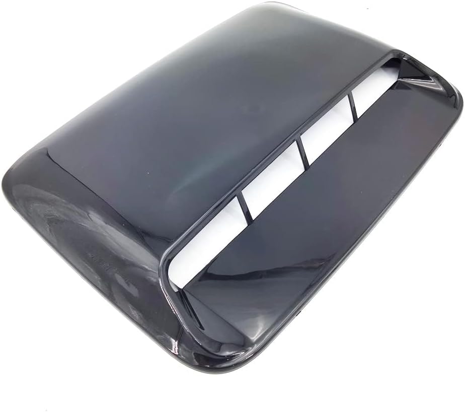 Universal Car Suv Hood Intake Scoop Trim Decoration Cover Gloss Black 40cm*28cm