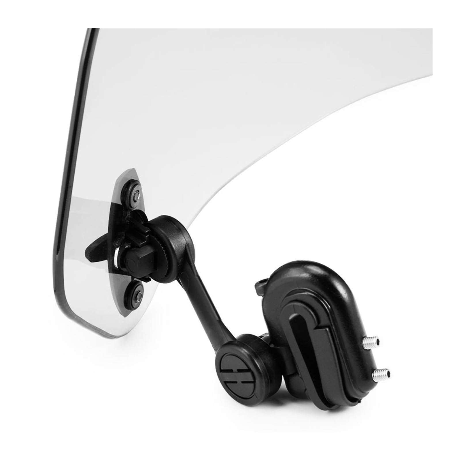 Déflecteur Pare-Brise pour CanAm pour Spyder pour F3-S pour KLR-650 pour F3T Pare-Brise De Moto avec Support Réglable Pare-Brise Visière déflectrice Vent(Small Clear)