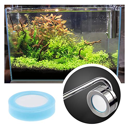 Image of The Lord of the Tools 2PCS 20mm Aquarium CO2 Diffuser Ceramic Disc Replacement CO2 Slice Carbon Dioxide Reactor Bubble Refine Slice Aquariums Accessories