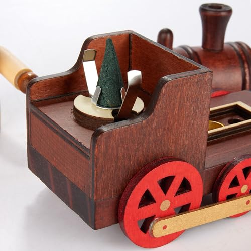 Train de Noël élan homme-fumeur BRUBAKER idée cadeau traditionnel - 4