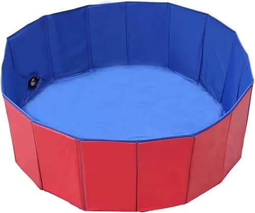 Piscina para perros sobre el suelo, piscina para perros antideslizante y resistente al desgaste, material de PVC, pequeña piscina para niños
