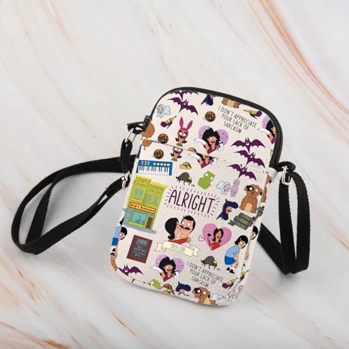 WCGXKO Belcher’s TV Show Inspired Canvas Crossbody Bag Cartoon Inspired Gift for Fandom3