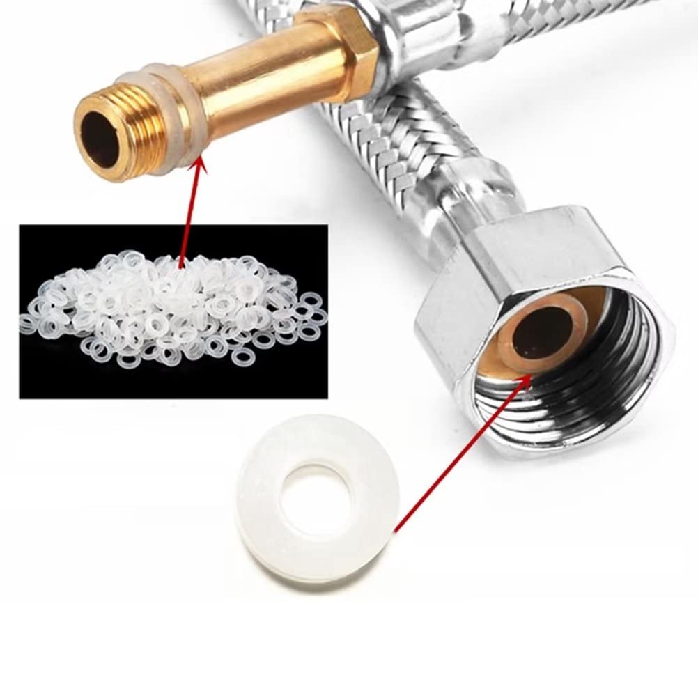 O-ring in Silicone, Rondelle Clear, Guarnizione Guarnizioni in Gomma 14x2mm (60 pcs)