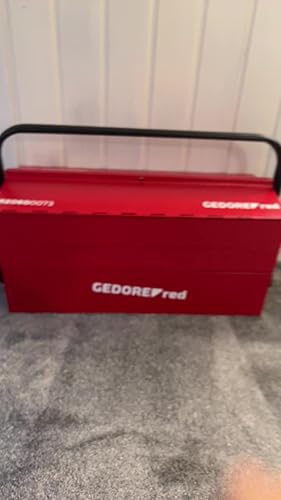 GEDORE 1263 L gereedschapkist leeg met 3 vakken, 160x420x225 mm