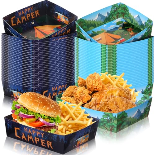 Ziliny 60 Pcs Camping Party Supplies 5 lbs Camping Adventure