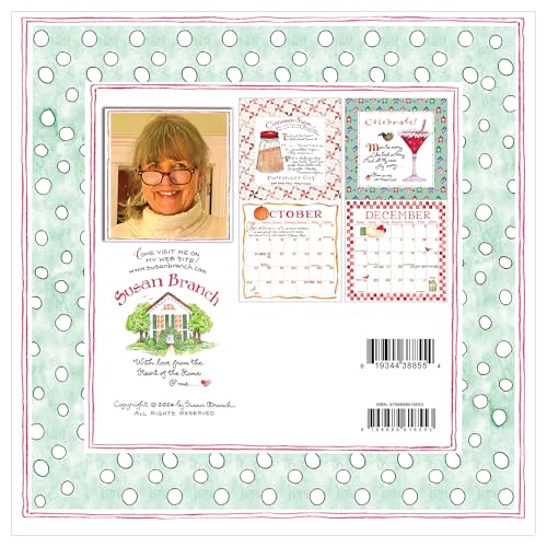 Image of TF Publishing 2027 Susan Branch Mini Calendar - 7 x 7 inches