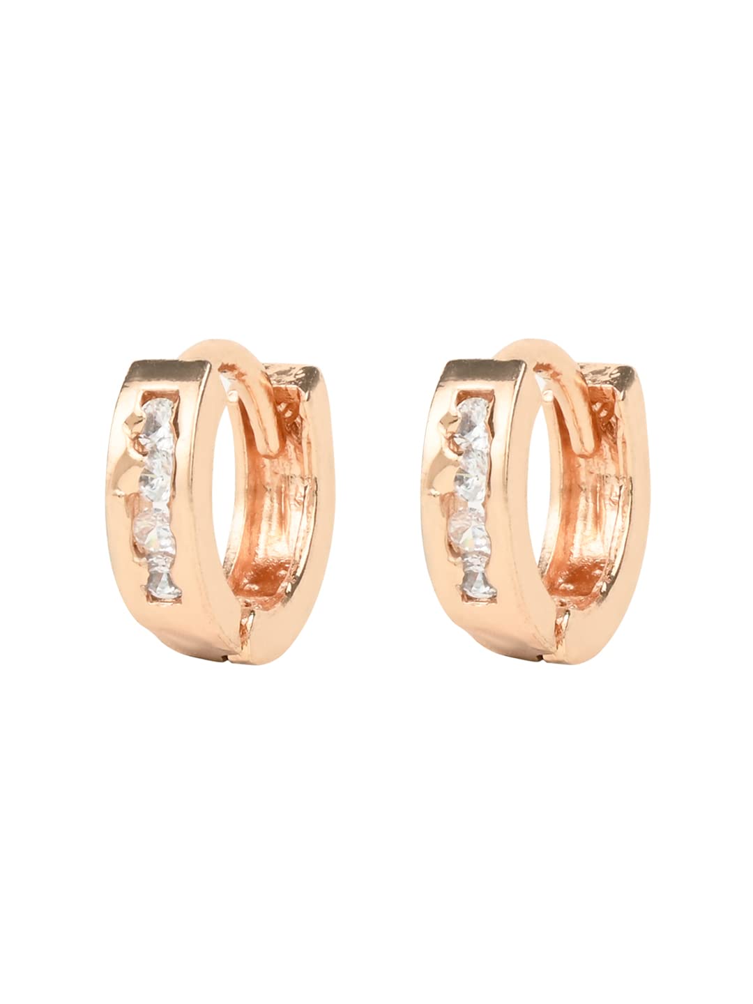 I Jewels Stylish Latest Fashion Rose Gold-Plated AD Stone Contemporary Studs Earrings for women (E2969) (B0BFWZS23P) Amazon Price History, Amazon Price Tracker