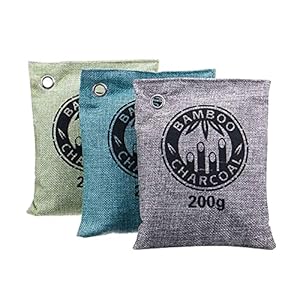Geactiveerde koolstof 3/4/5/6/8 Tas 200g Air Zuivering Tas Natuurlijke Behoud Bamboe Houtskool Luchtzuivering Zak Must…
