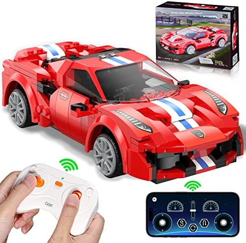 STEM Projects for Kids Ages 6, 8, 12, Remote & APP Controlled Racing Car Building Toys, Sports Race Car Model Build Blocks STEM Kit, 306PCS Vehicle Educational Toy for Girls Boys 7 9 10 11+ Years Old