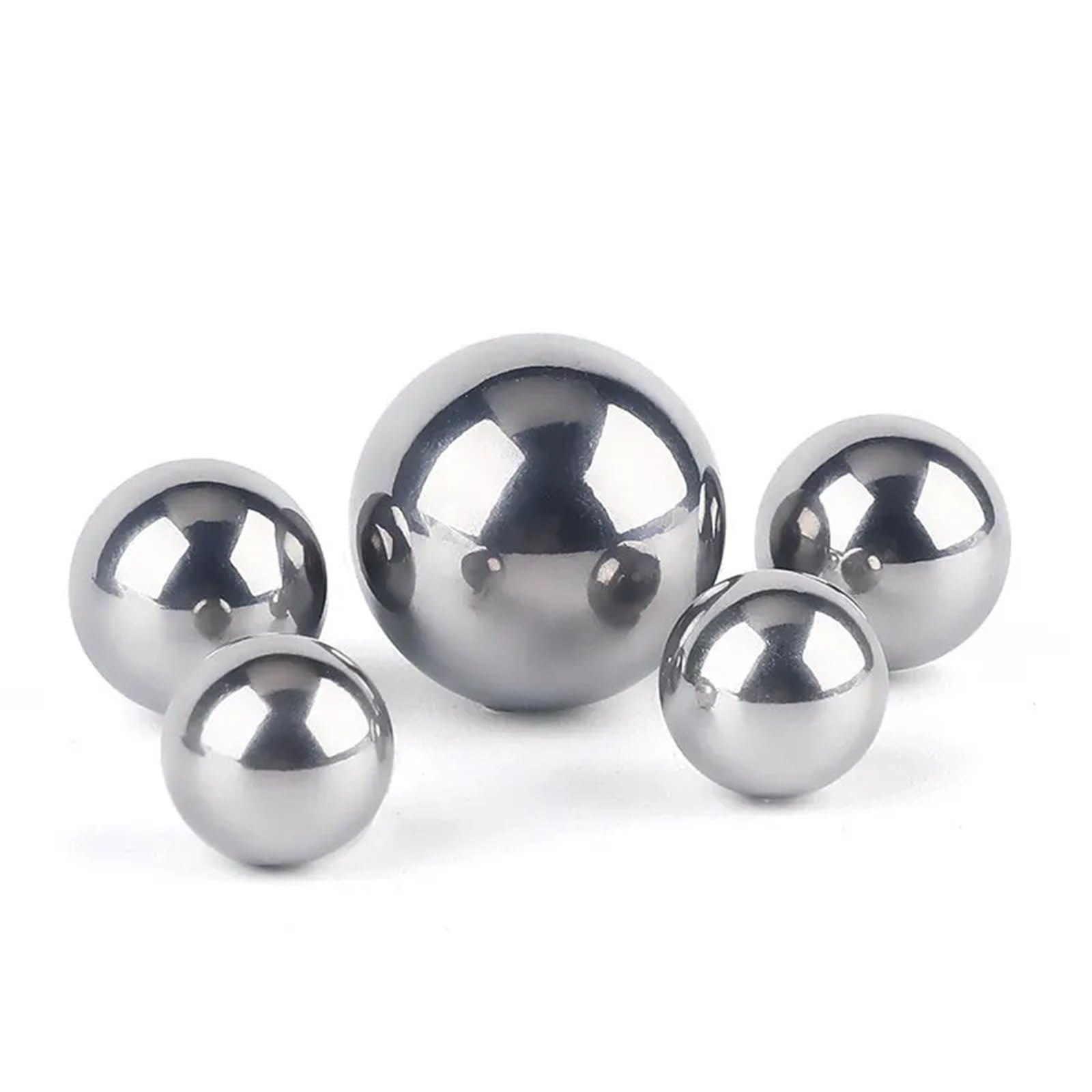 Bola de Acero con rodamiento de precisión 304 Sus, Bola de Acero pequeña sólida, Bola de Bola, Bola Redonda, canicas de tirachinas (100 Piezas, 2,5 mm)