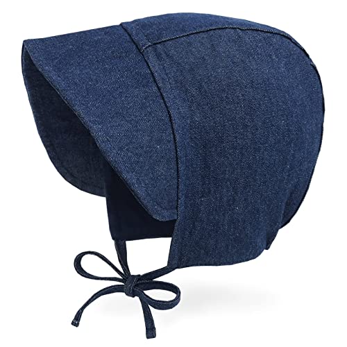 Jellytree Baby Hat Brimmed Bonnet Denim Plaid Vintage Style Cotton Lined Toddler Hat Infant Beanie Caps, Dd 15M 24M #TOP7