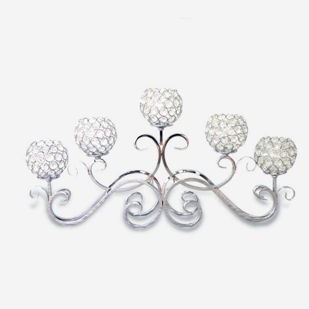 Metal Tall Candelabra Centerpieces 5 Arm Christmas Silver Height Retro