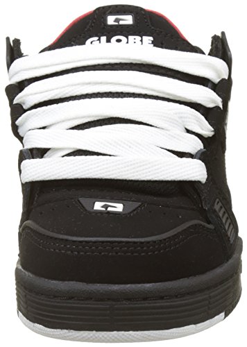 Image of Globe Men's Skateboarding Shoes, Multicolor Black Red, 9 UK