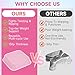 (35 Pack)Pink 8x8 Inch Disposable Aluminum Foil Pans&Square Cake Pans for Parties, Clear Plastic Lids,Eco-Friendly Baking Trays with Stickers&Cake Spoons,Picnics,Casseroles,Takeout,Recyclable Cookware