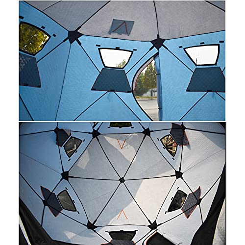 Carpa para pesca en hielo invierno para 5-8 personas azul miniatura 7
