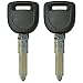 qualitykeylessplus Two Replacement Transponder Chip Keys MZ24PT for Mazda Vehicles with Free KEYTAG