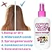 Detangler Spray - Hair Detangler Spray - No More Struggling - Releases Tangles & Snarl in an Instant - Toddlers - Biracial Hair - Kids Hair (8 ounce, 8.00, Fl Oz)