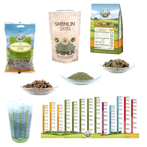 Bellfor Rhodesian Ridgeback hochwertige getreidefreie Futter, gesunde Snacks und Ergänzungsfuttermittel mit Shiitake – Shiimun Skin Pulver, 4,290 kg