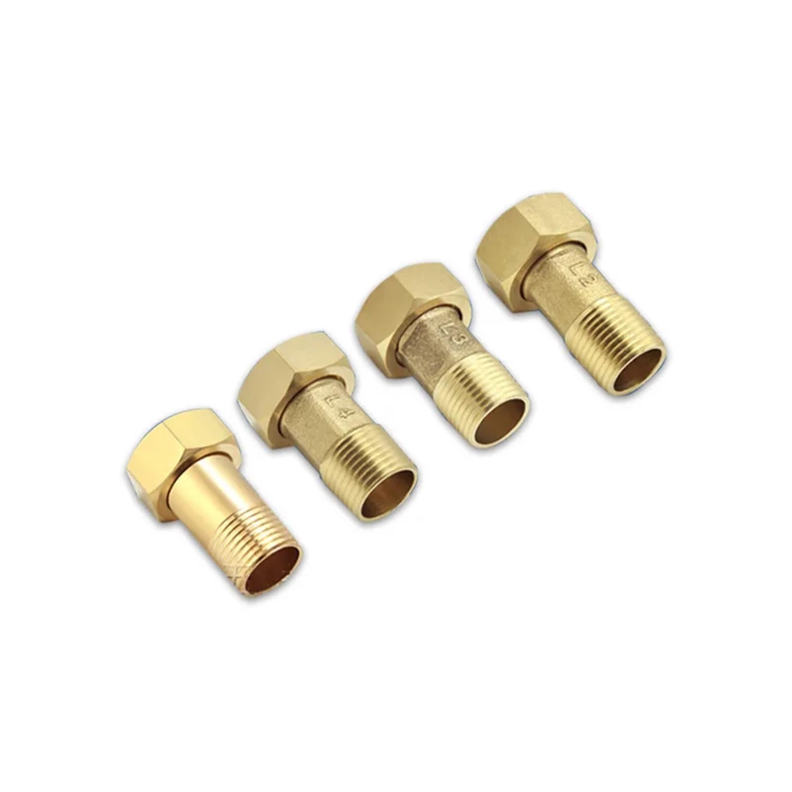 1 pz. Raccordo adattatore for tubo in rame, raccordo riduttore filettato maschio da 1/2" 3/4" 1" in ottone, giunto rapido(1F X 3I4M middle)