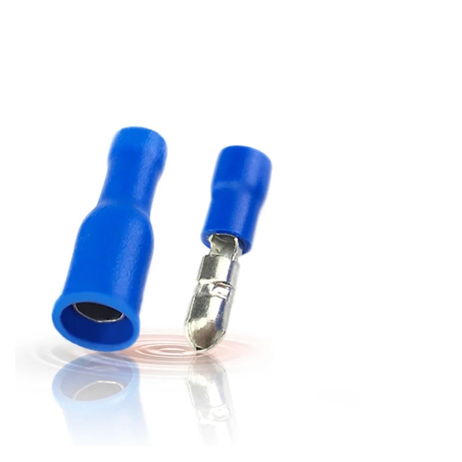 LKHRIPMA 50pcs Blue Male Female Insulated Connector Crimp Terminals Wiring Cable FRD2-156 FRD2.5-156 MPD2-156 MPD2.5-156