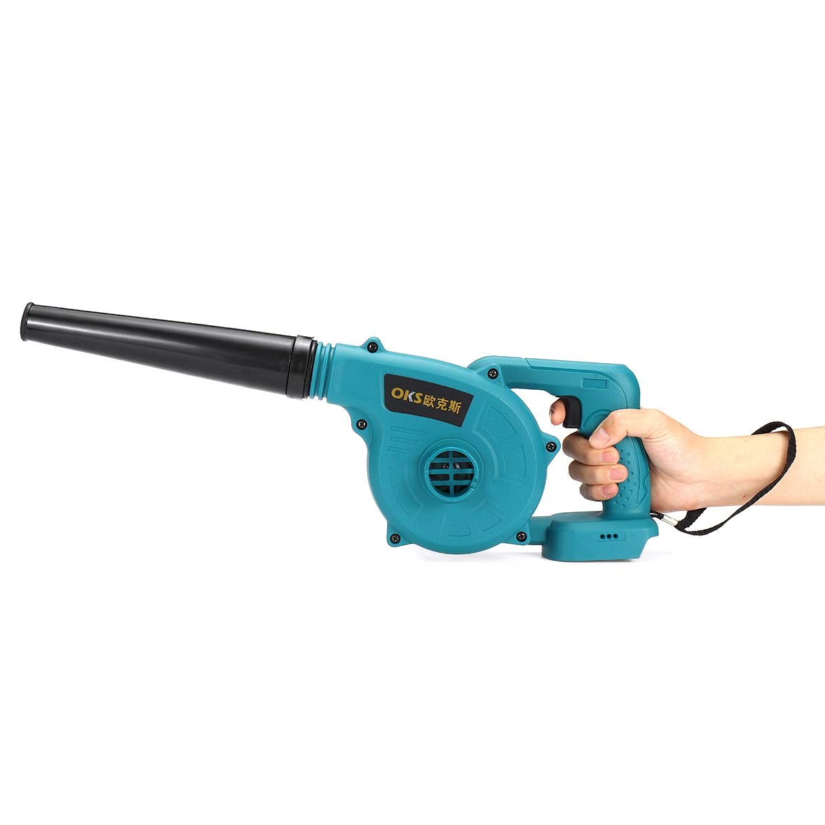Soffiatore Cordless Elettrico del Ventilatore di Aria di aspirazione & palmare Foglia Computer collettore di polveri Cleaner Power Tool