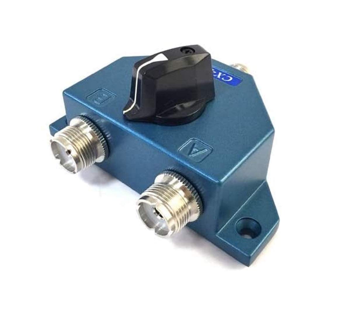 Jetfon CX-201U Commutateur d'Antenne Manuel 2 Positions – Switch Coaxial Haute Puissance 1kW – Fréquence jusqu'à 600 MHz – Connecteurs SO-239 (PL-259 Femelle) – Idéal Radioamateur, VHF/UHF, CB