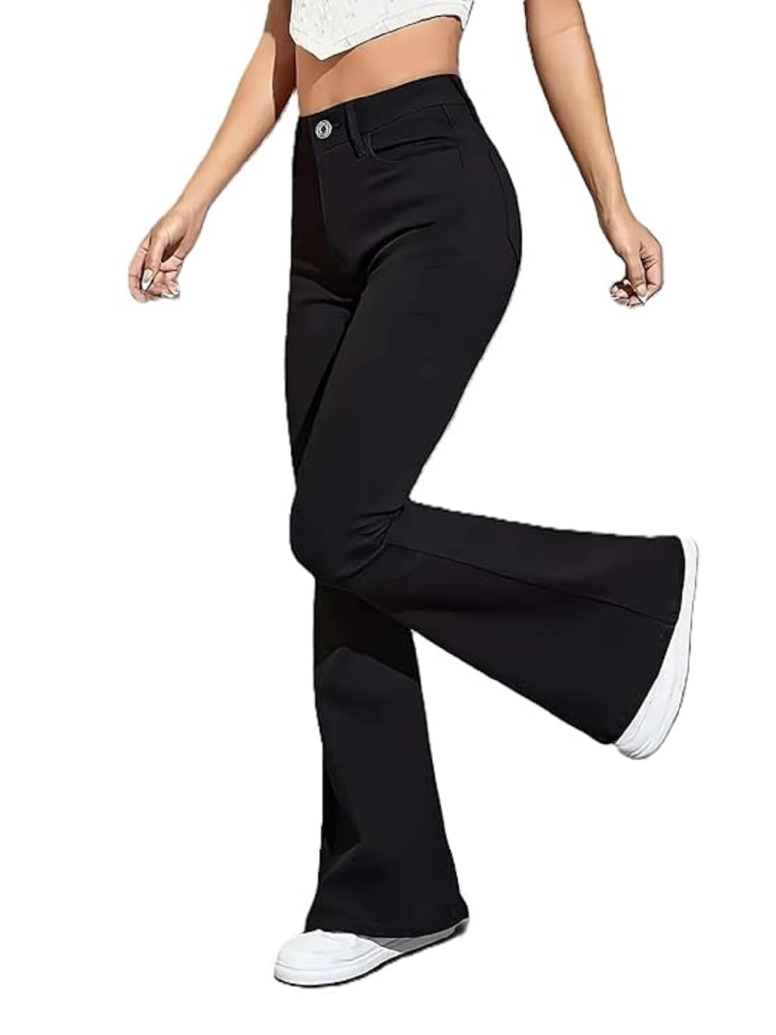 adbucks Women's Wide Leg Fit High Rise Jeans II Bootcut Jeans II-picture-42