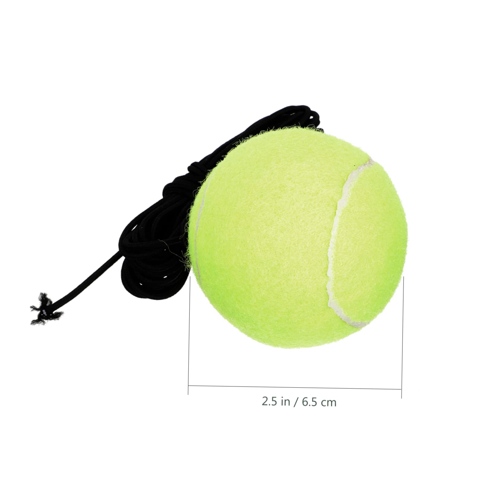 KESYOO 2pcs Self Training Ball Tennis Training Automatic Rebound Tennis Balls for Bounce Ball Tennis Soft Indoor High Practice Tennis Trainer Self Training Tennis Pet Balls Rubber
