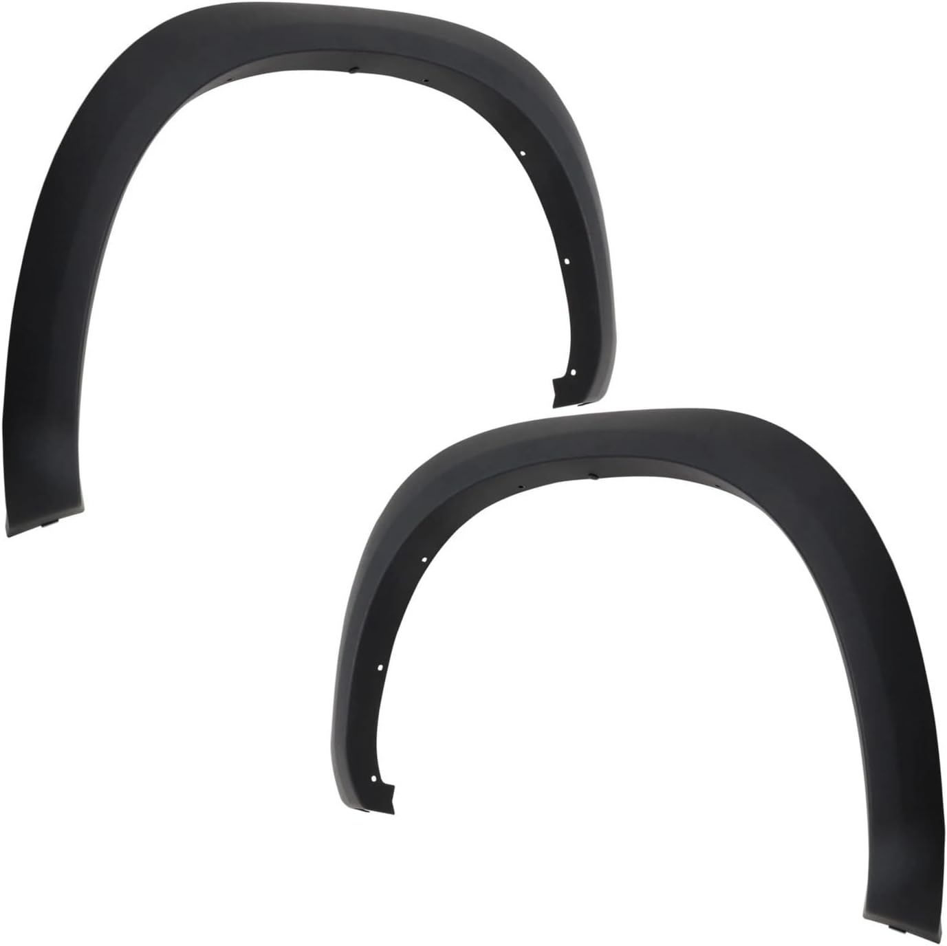 Rear Fender Flares Moulding Trim Wheel Opening Molding Replacement for Dodge Ram 1500 2009 5.7L V8, for Ram 1500 2014 2015 2016 2017 2018 3.0L V6 Textured Black Plastic