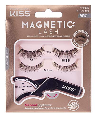 Kiss Magnetic Lash #3 With Applicator, 1 Ea, 1count