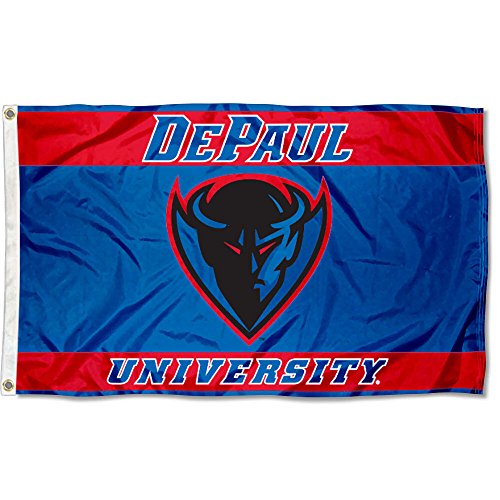 DePaul Blue Demons University Large College Flag