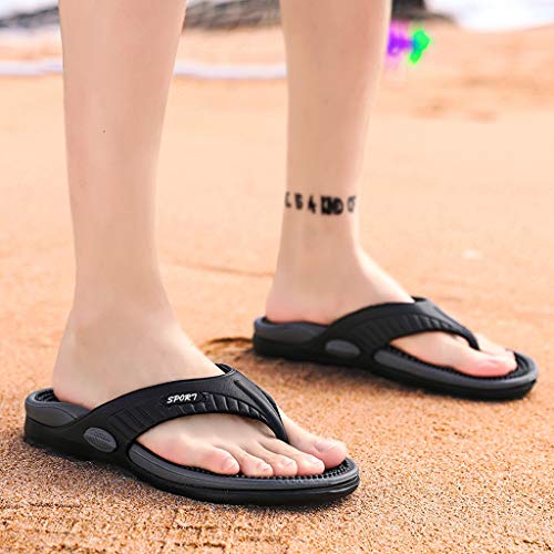 Generic Flops Beach Flat Casual Shoes Shoes Male Slipper Summer Sandals Men Flip Men's slipper House Shoes Mens Size 14, 8.52