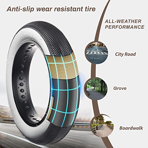Mohegia E-Bike Fat Tire,20X4.0 Inch Electric Tricycle Fat Tire,Folding Bead Replacement Tire Compatible With Urban Mountain Or Three-Wheeled Bicycle #TOP2