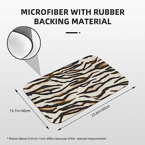 Tapis de bain antidérapant absorbant léopard en diatomée