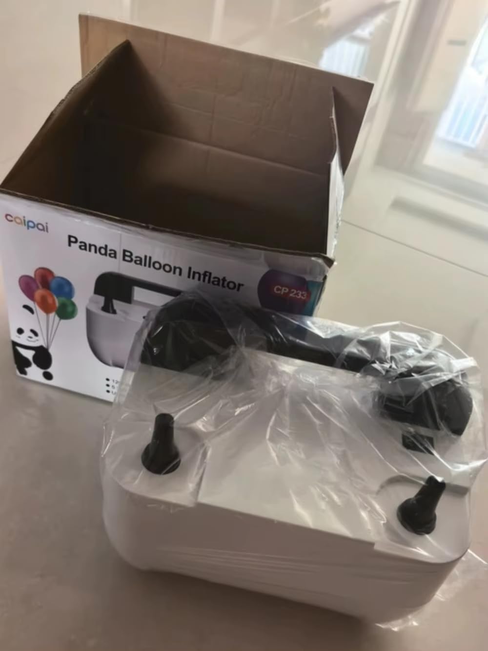 Pompa ad Aria Elettrica per Palloncini in Lattice Rotondi e Palloncini Lunghi
