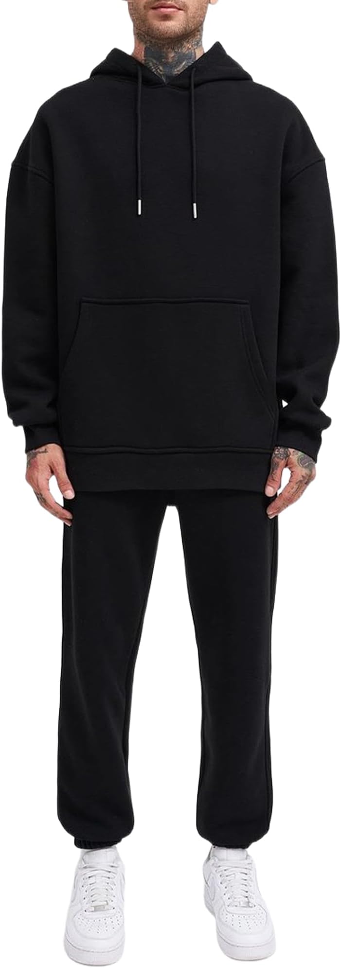 Sweat Suits Men Jogging Tracksuits 2 Piece Set Casual Athletic Hoodie And Sweatpants Outfits