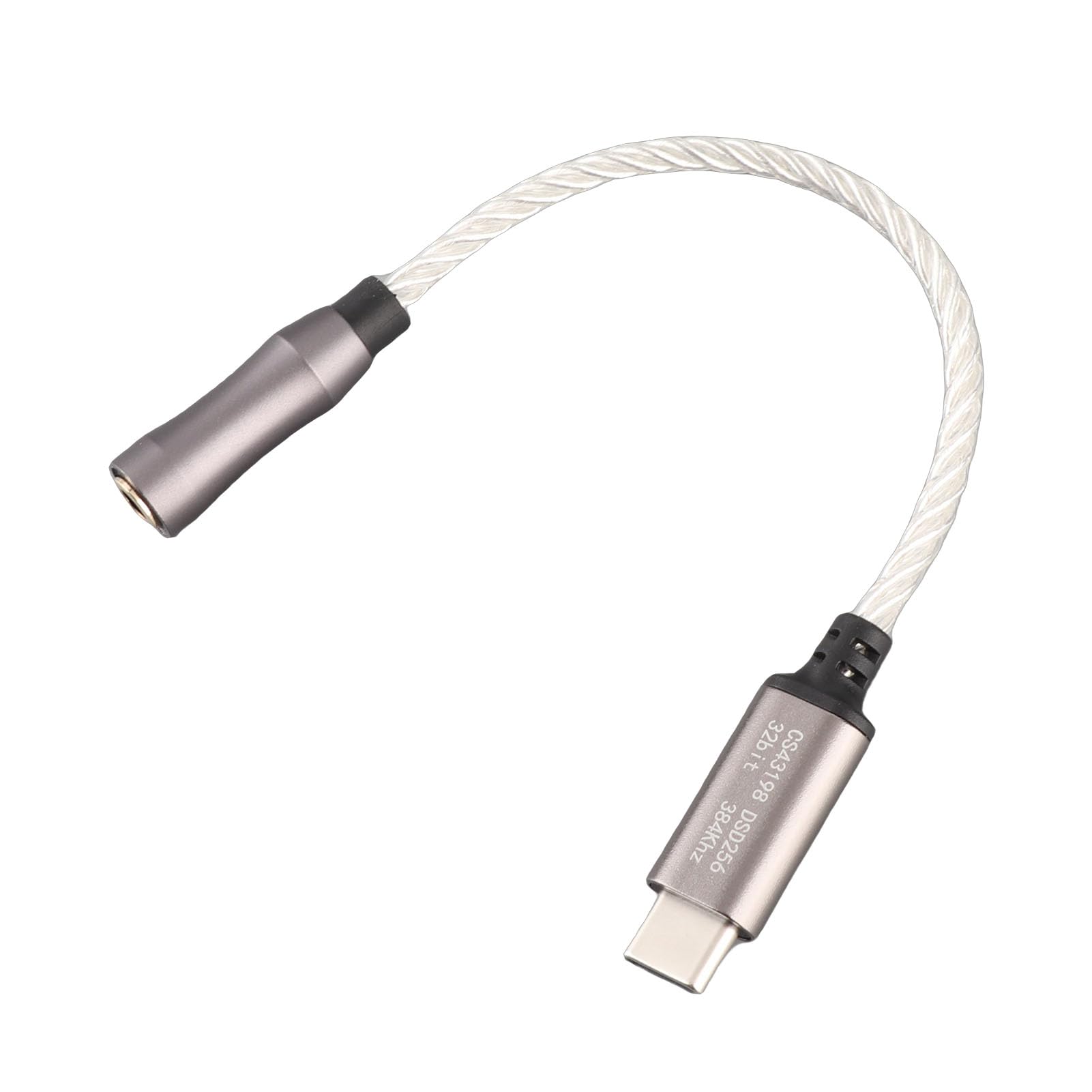 Przedłużacz Adapter z USB Type C na 3,5 Mm, Wzmacniacz Słuchawkowy z