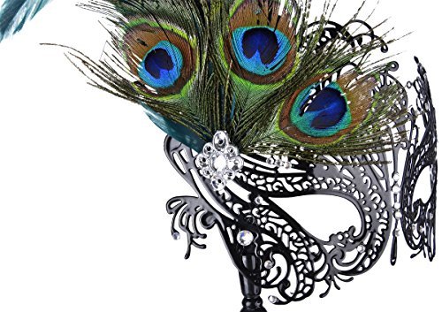 Masquerade maschera veneziana farfalla lucido del